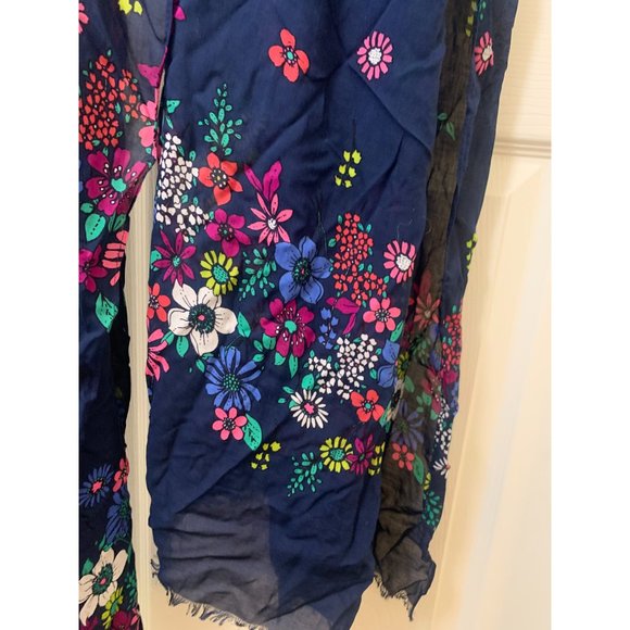 Talbots Multicolor Modal Floral Scarves OS - Picture 2 of 3